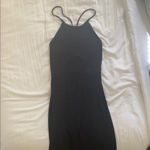 Black maxi dress